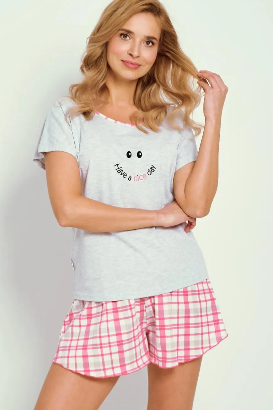 Bawełniana piżama damska Matilda | Taro 3352
