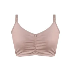 Biustonosz ciążowy i do karmienia EASY BRA Róż Puder