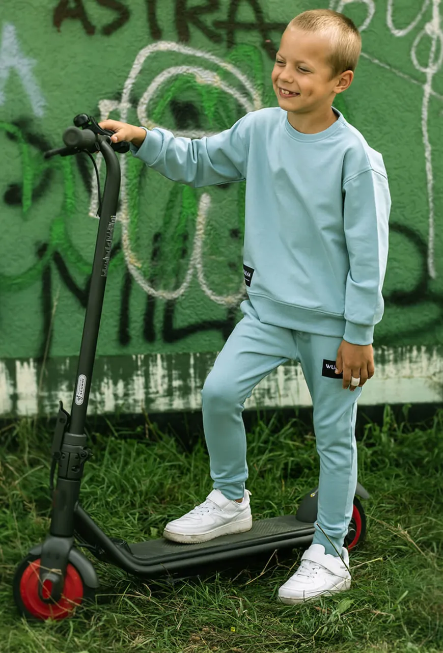 Bluza chłopięca oversize z lini basic Wally/Iceberg - Wualaa by dolce sonno