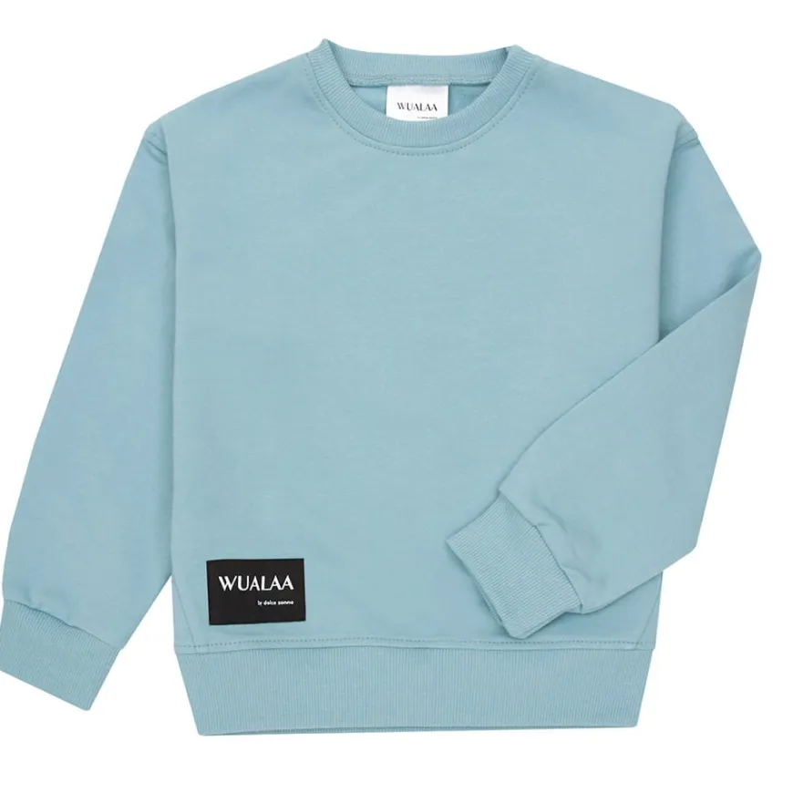 Bluza chłopięca oversize z lini basic Wally/Iceberg - Wualaa by dolce sonno