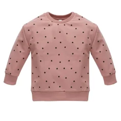 Bluza dziecięca różowa w groszki - Tres Bien | Pinokio