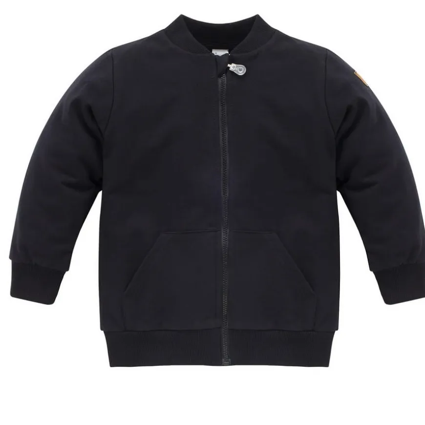 Bluza dziecięca rozpinana czarna - Let's Rock | Pinokio