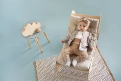Bluza niemowlęca rozpinana na guziczki beżowa - Wooden Pony | Pinokio