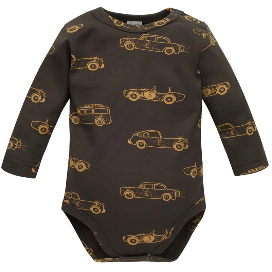 Body z długim rękawem dla chłopca - Old Cars | Pinokio