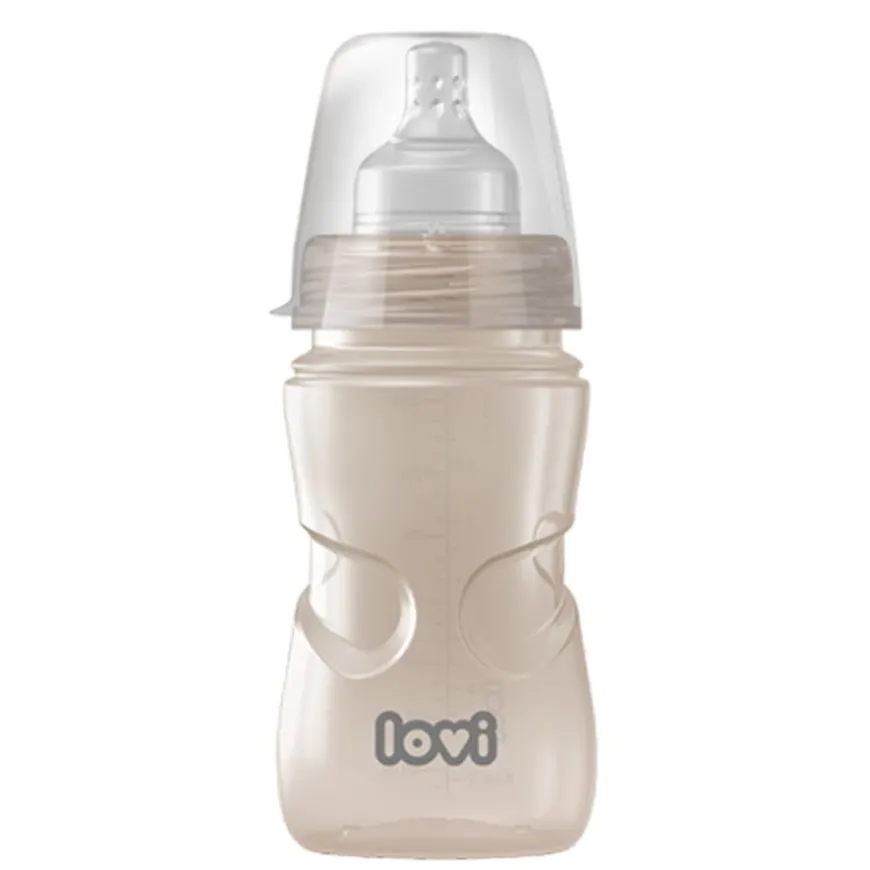 Butelka do karmienia Trends Beżowa 250 ml (3m+) | Lovi 21/563