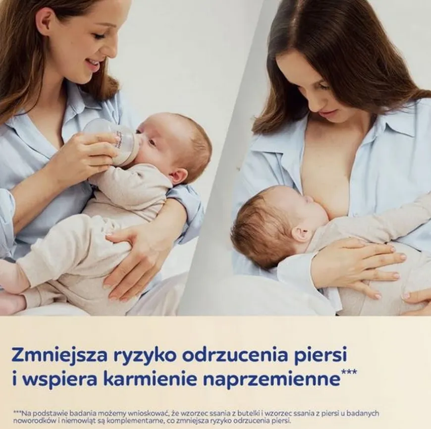 Butelka Natural Shape ze smoczkiem dwustrefowym 150 ml Canpol Babies