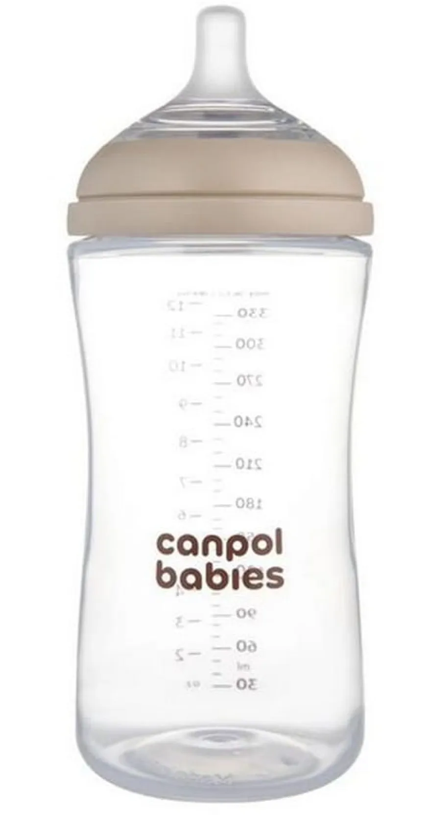 Butelka Natural Shape ze smoczkiem dwustrefowym 330 ml Canpol Babies