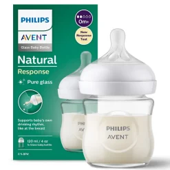 Butelka responsywna Avent natural szklana 120ml