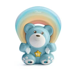 Chicco Miś z projektorem Rainbow niebieski