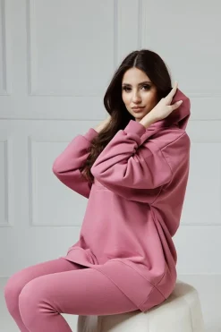 Comfort & Luxury -  Bluza z kapturem oversize Avery Malaga