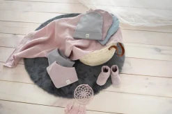 Czapka bawełniana dla niemowlaka Pink - Hello | Pinokio