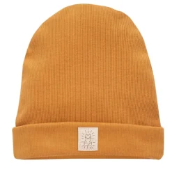 Czapka dziecięca beanie z prążkowanej bawełny - Magic Vibes Pinokio