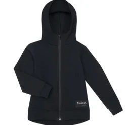 Czarna bluza rozpinana z kapturem dla chłopca typu parka Flavi - Wualaa by dolce sonno