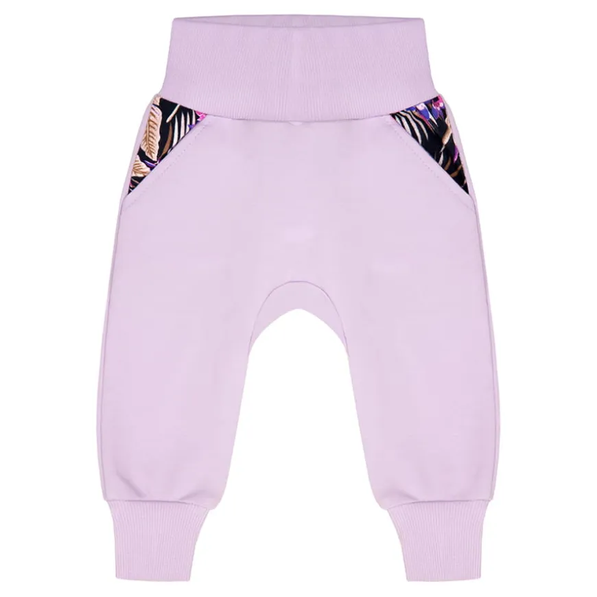 Dres niemowlęcy dla dziewczynki Lily/ Wrzos - Exotic Flowers - Dolce Sonno
