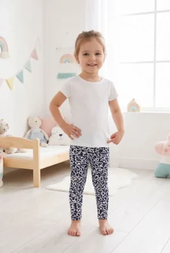 Dziewczęce legginsy Dolce Sonno - Litery