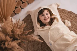 Ecru okrycie kąpielowe frotte 100x100, ecru | Maxi - BabyMatex