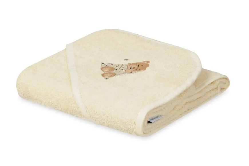 Ecru okrycie kąpielowe frotte 100x100, ecru | Maxi - BabyMatex