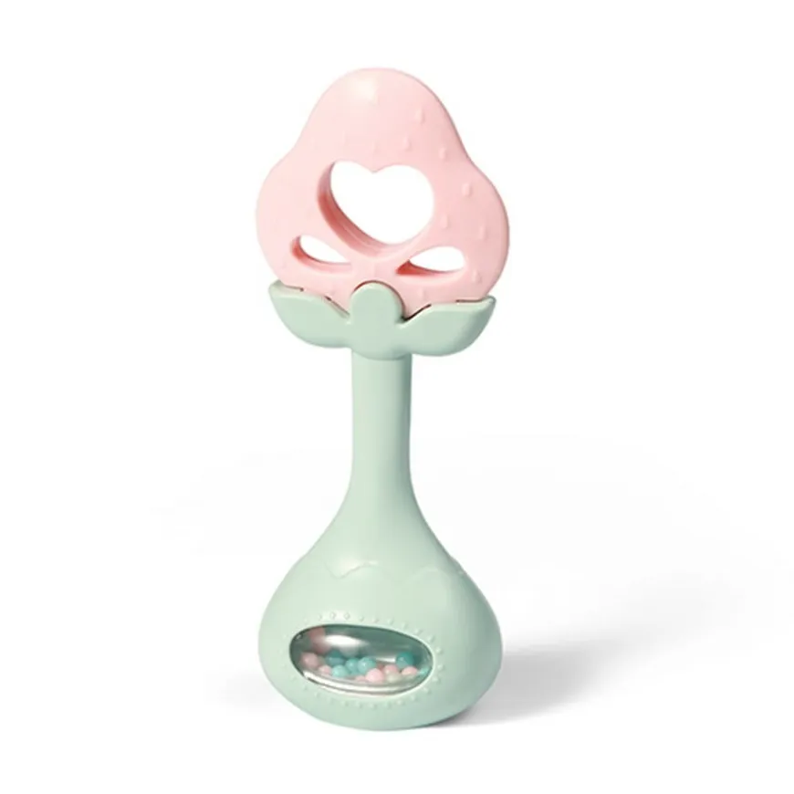 Edukacyjny gryzak z grzechotką Strawberry BabyOno 499/03