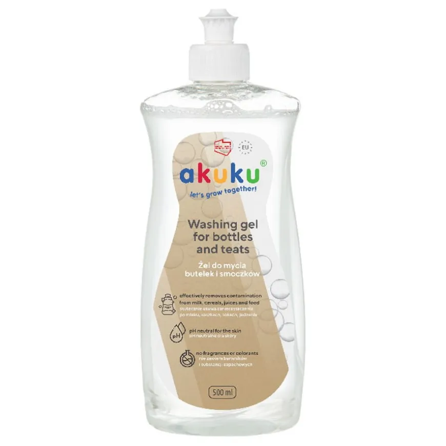 Żel do mycia butelek i smoczków 500 ml Akuku
