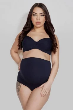 Figi ciążowe Mama Belly, granatowy| Mitex