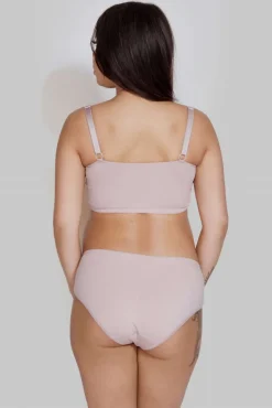 Figi ciążowe pod brzuch Powder Pink Mama Panty - Mitex