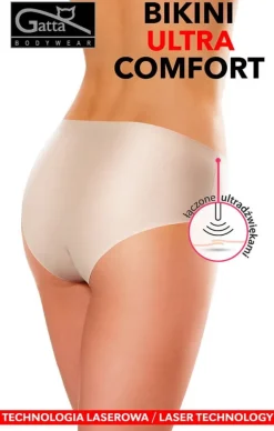 Figi damskie Ultra Bikini, białe | Gatta - 41591