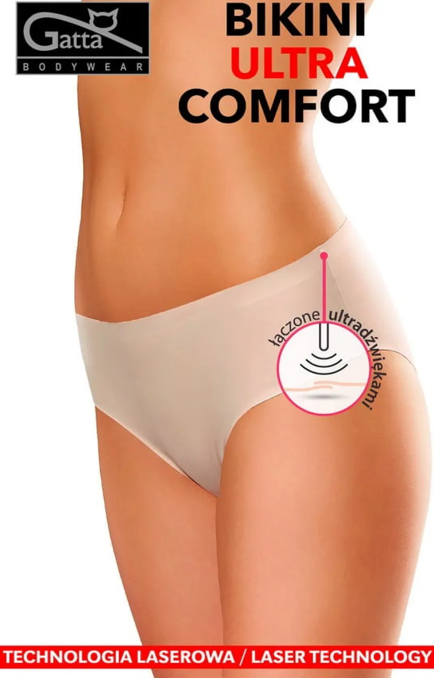 Figi damskie Ultra Bikini, czarne | Gatta - 41591
