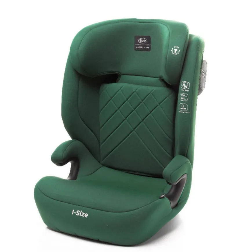 Fotelik samochodowy NERO FIX 100- 150cm DARK GREEN I-SIZE 4BABY