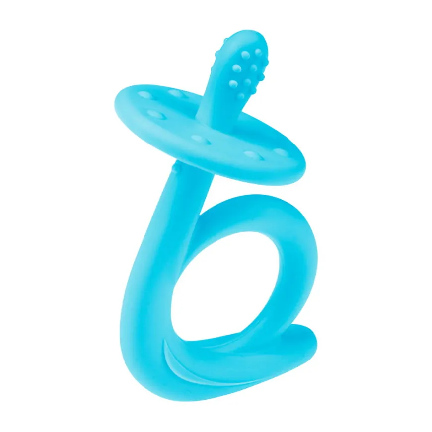 Gryzak silikonowy Ślimak Blue Akuku A0114 - Akuku