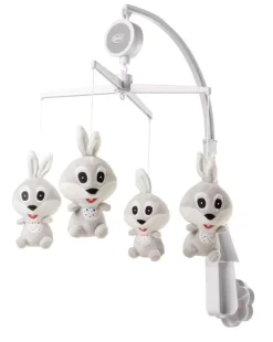 Karuzela do łóżeczka Muzyczna Rabbit | 4 Baby