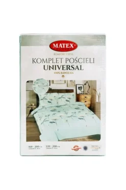 Komplet wzorzystej pościeli bawełnianej w polne kwiaty - Universal | Matex 01