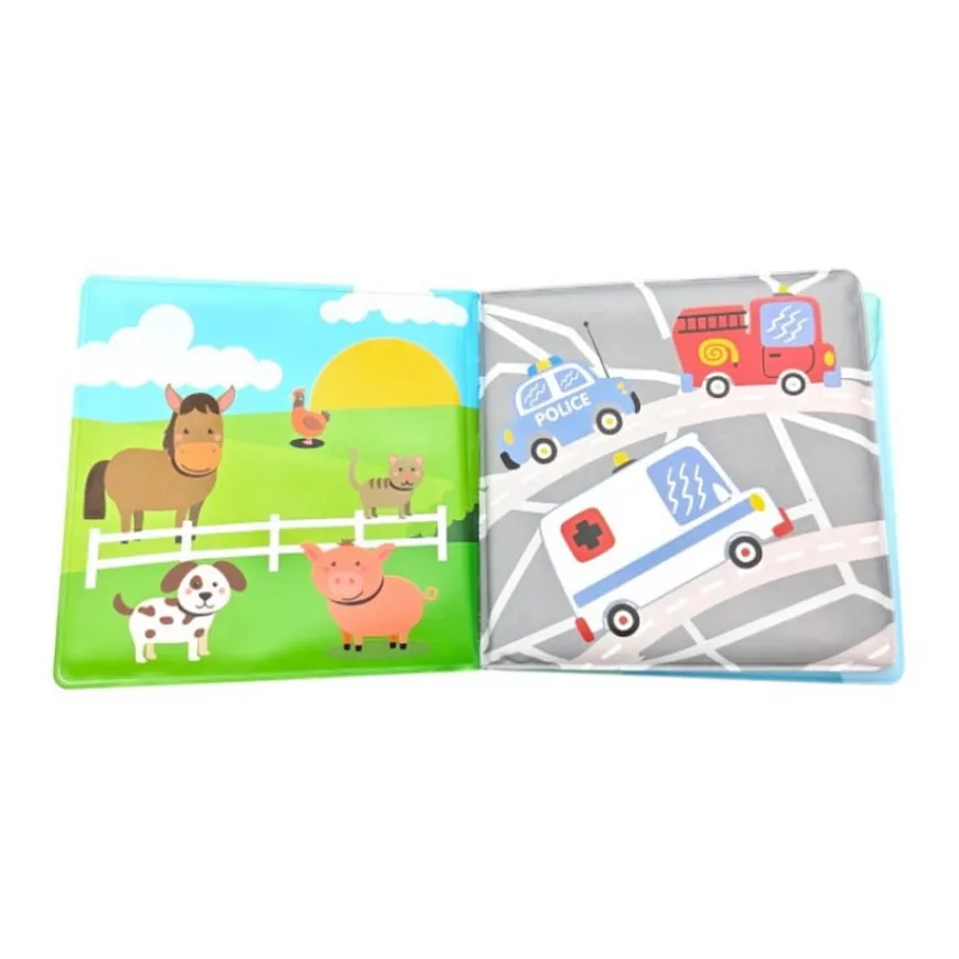 Książeczka edukacyjna z piszczkiem First Steps | A0477 Akuku
