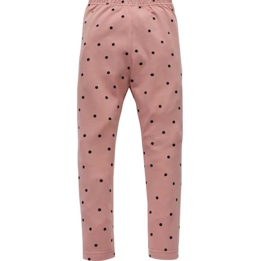 Legginsy dla dziewczynki różowe w groszki - Tres Bien | Pinokio