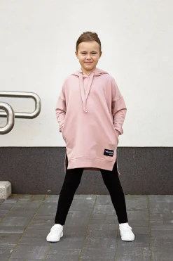 Legginsy dziewczęce długie Czarne - Dolce Sonno