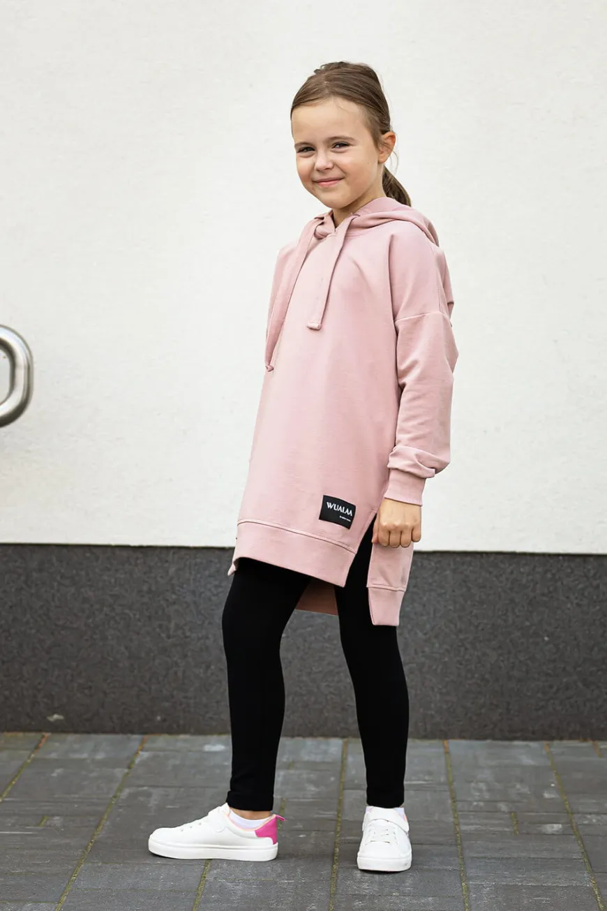 Legginsy dziewczęce długie Czarne - Dolce Sonno
