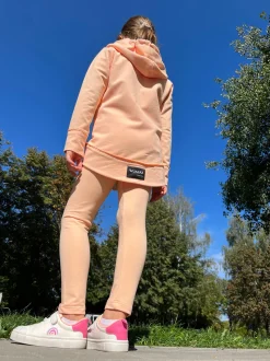 Legginsy dziewczęce długie Orange - Dolce Sonno