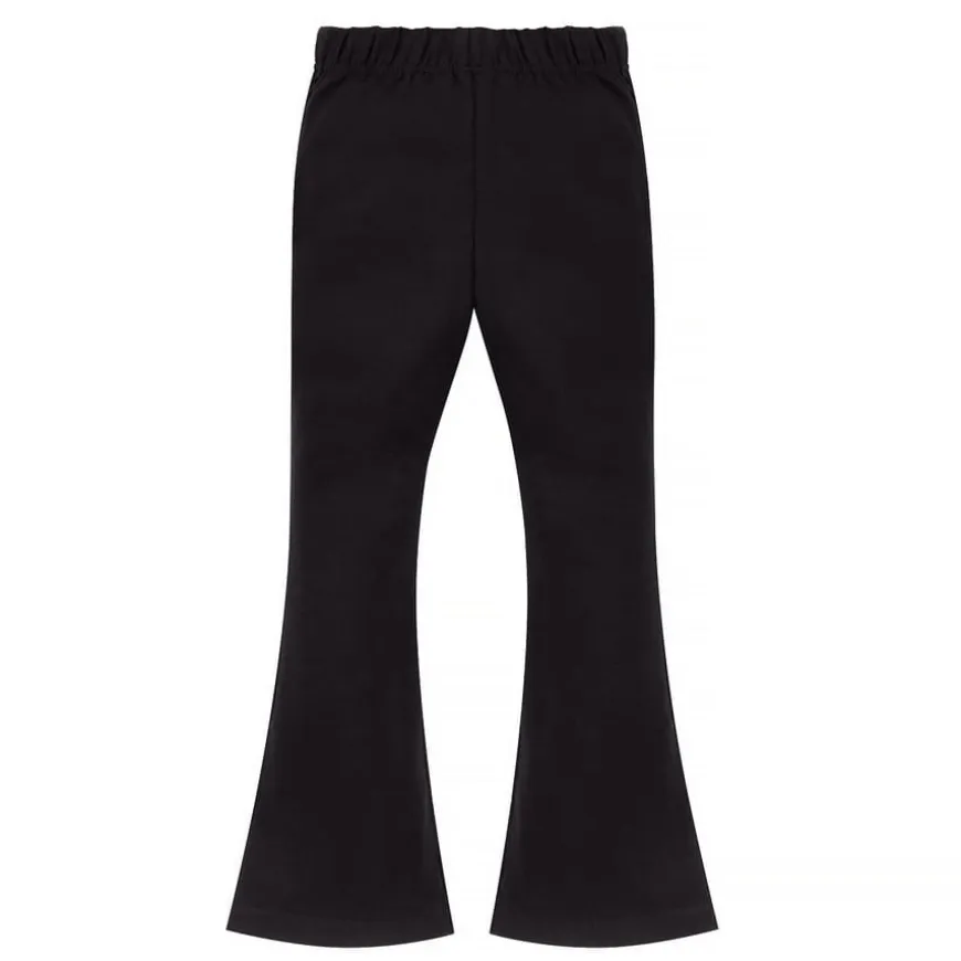 Legginsy dzwony dla dziewczynki czarne - Tres Bien | Pinokio