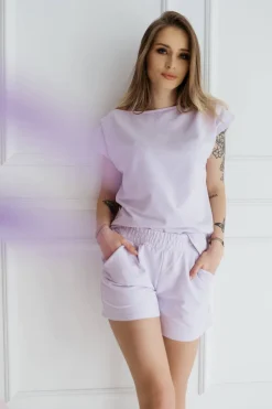 Letni dres damski Sunny/Lilac - Dolce Sonno