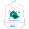 Śliniak plastikowy miękki z kieszonką - turquoise bird | Canpol 2/919