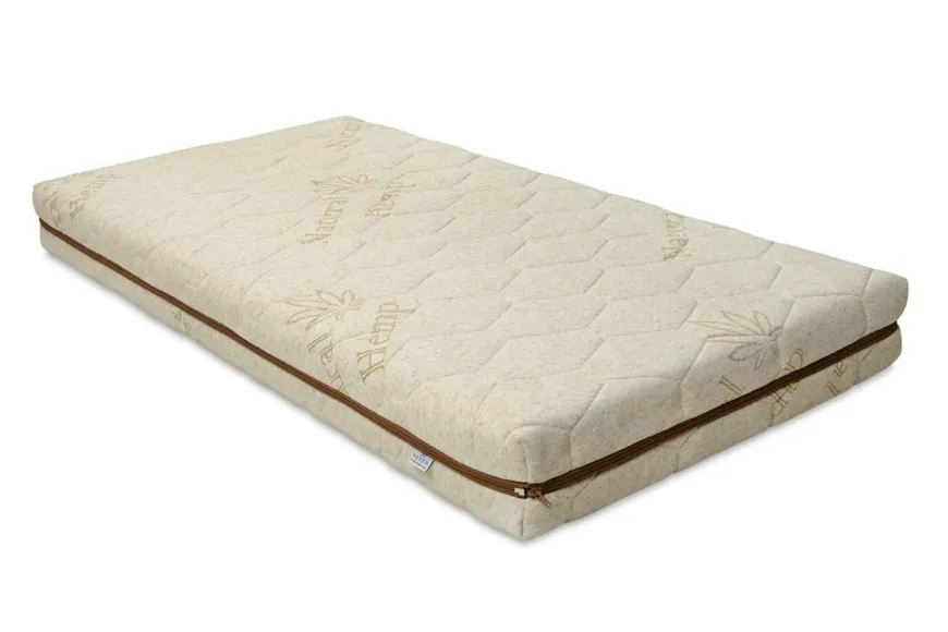 Materac dwustronny ortopedyczny do łóżeczka 70x140 z matą kokosową Coco Hemp - TB0437 BabyMatex
