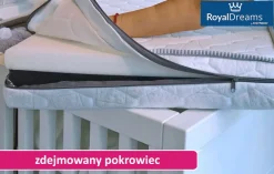 Materac piankowy do łóżeczka 3-warstwy pianki ODEO Plus 140x70 - MLPURHR1 Fiki Miki