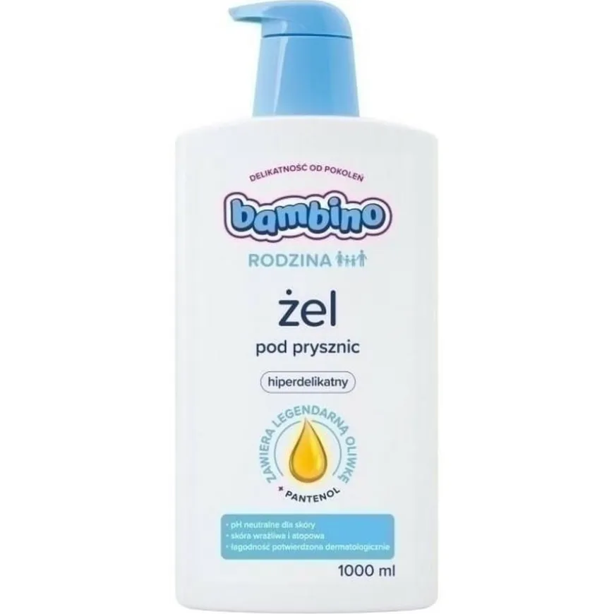 Nawilżający żel pod prysznic dla całej rodziny 1000 ml Bambino