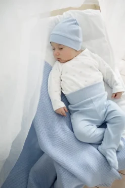 Niebieska czapeczka dla noworodka Baby Blue - Lovely Day | Pinokio