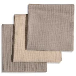 3Pack Chusteczki Muślinowe Pieluszki Ulewajki 30x30 cm - MIX09 | Dolce Sonno