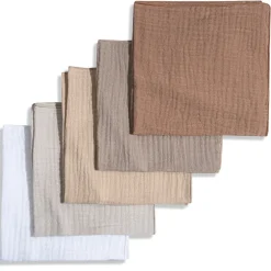 5Pack Chusteczki Muślinowe Pieluszki Ulewajki 30x30 cm - MIX12 | Dolce Sonno