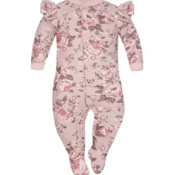 Pajac niemowlęcy Kwiaty Puder - Dolce Sonno