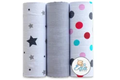 Pieluszki muślinowe 3 szt. zestaw 11 | Ega