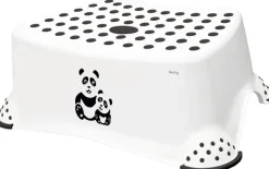 Podnóżek antypoślizgowy dla dzieci Panda biały - Keeeper