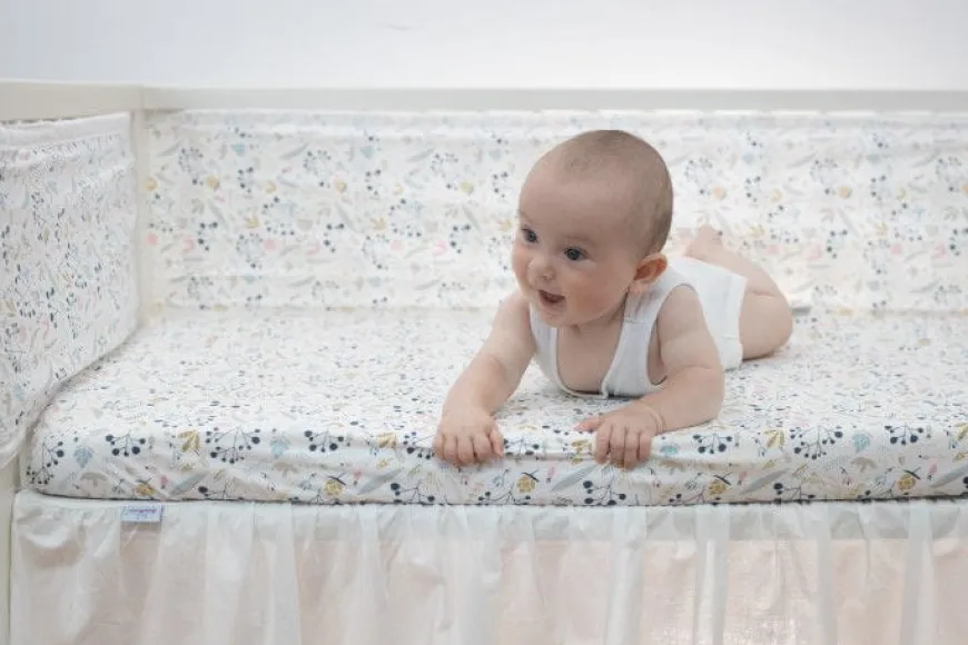 Prześcieradło bawełniane z gumką 70x140 Kalinka - Baby Matex