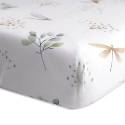Prześcieradło bawełniane z gumką 70x140 Ważka - Baby Matex